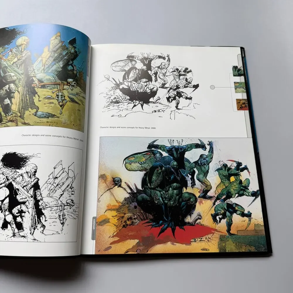 The Art of Simon Bisley Heavy Metal Signed Numbered Hardcover Book 2002